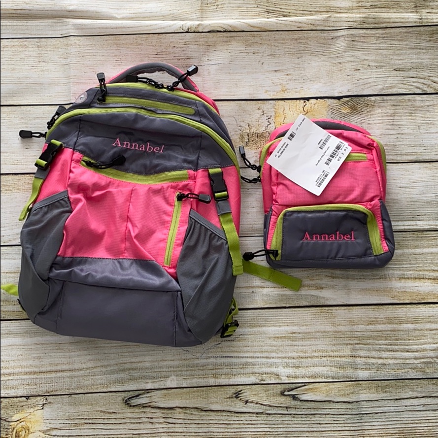 Newpotterybarnkids-Backpack W/ Matching Lunchbox